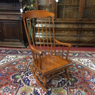 Vintage Rocking Chair, Nichols and Stone Furniture, Cherry Wood