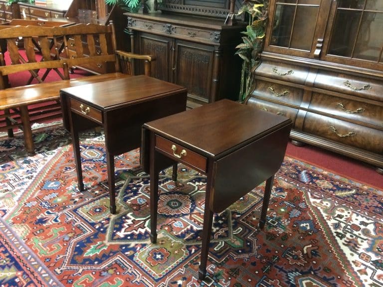 Vintage Pembroke Tables, Brandt Furniture, The Pair