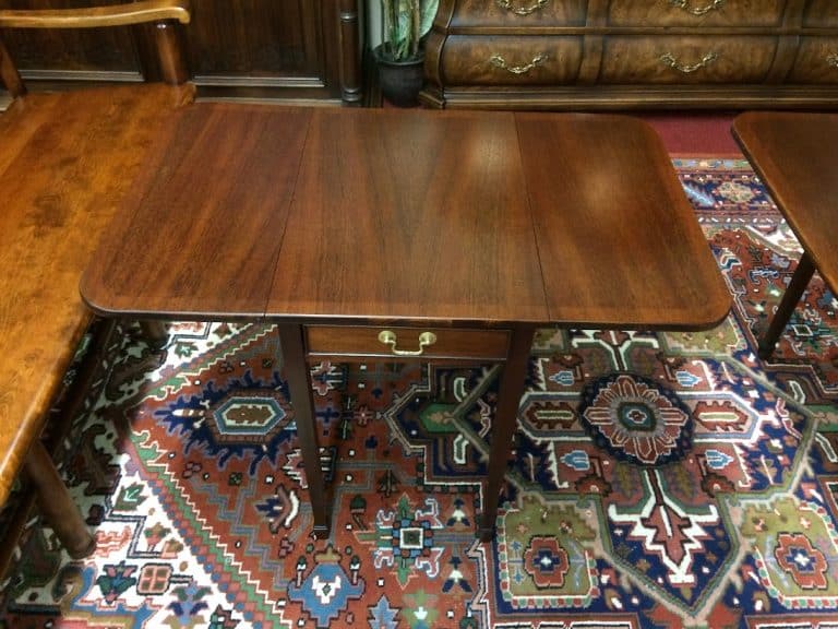 Vintage Pembroke Tables, Brandt Furniture, The Pair