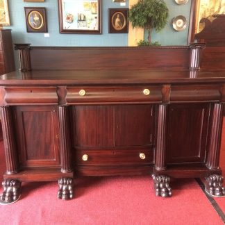 Antique Buffet, Empire Style Furniture, Hairy Paw Buffet