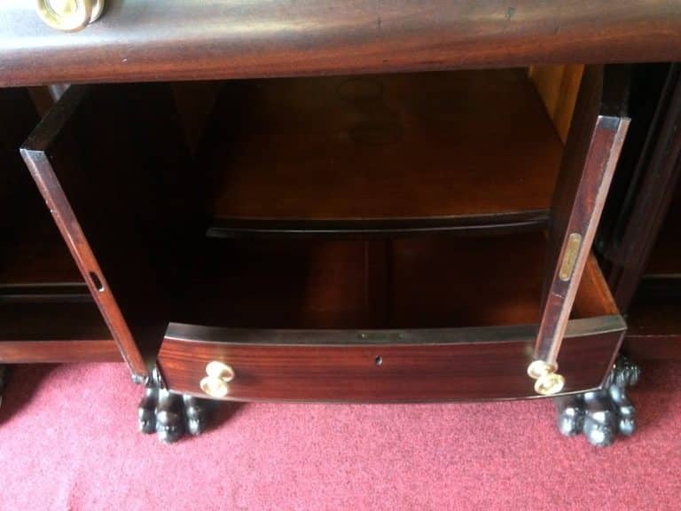 Antique Buffet, Empire Style Furniture, Hairy Paw Buffet