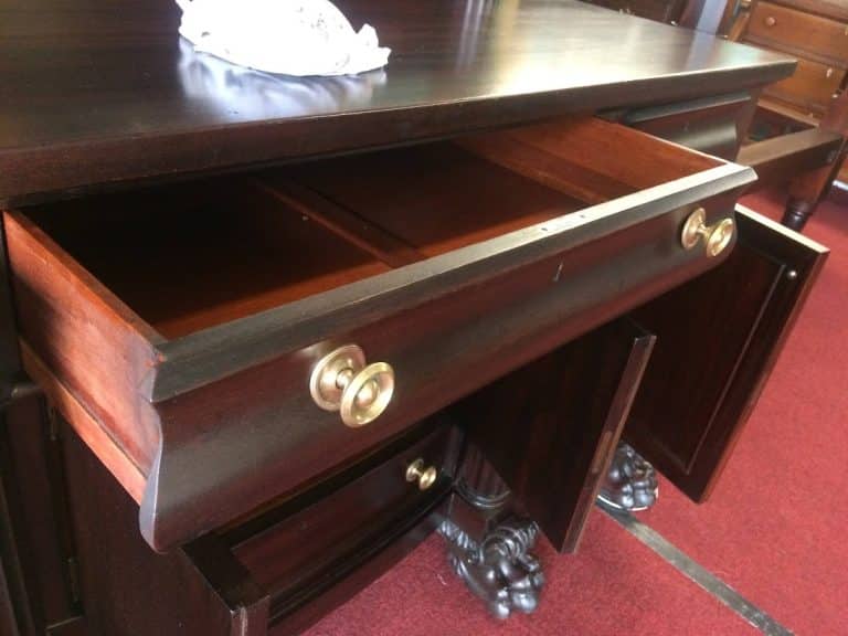 Antique Buffet, Empire Style Furniture, Hairy Paw Buffet