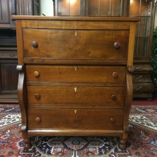 Antique Empire Dresser, Cherry Chest of Drawers