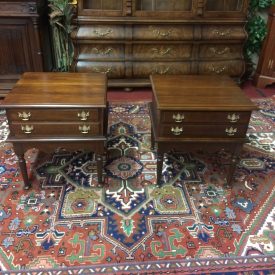 Vintage End Tables, Cherry Side Tables, The Pair