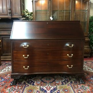 Vintage Secretary Desk, Mahogany Wood, Hairy Paw Foot Desk