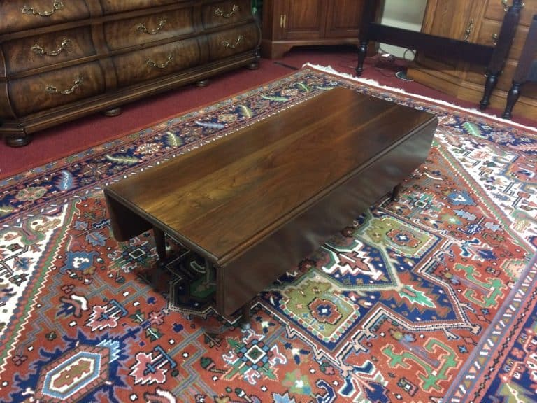 Vintage Cherry Coffee Table, Drop Side Coffee Table