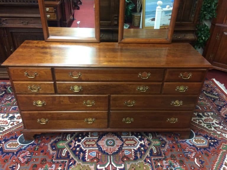 Vintage Dresser, Cherry Wood, Henkel Harris Furniture