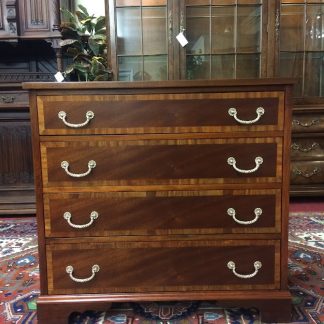 Vintage Chest of Drawers, Banded Mahogany