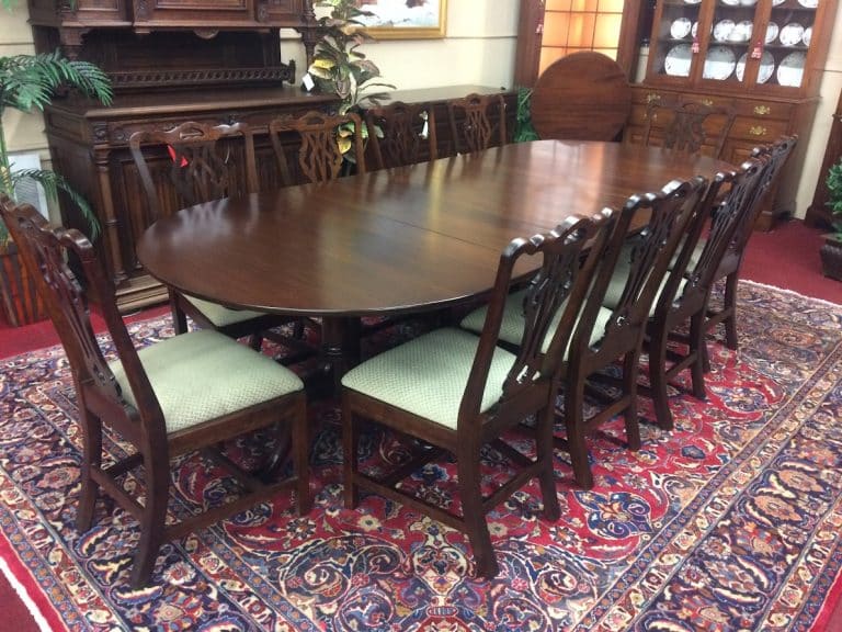 Vintage Dining Table, Solid Mahogany, Henkel Harris Furniture