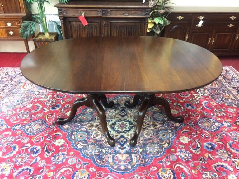 Vintage Dining Table, Solid Mahogany, Henkel Harris Furniture