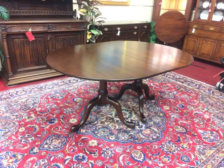 Vintage Dining Table, Solid Mahogany, Henkel Harris Furniture