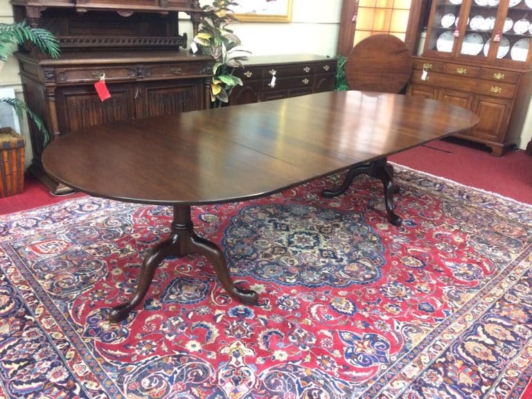 Vintage Dining Table, Solid Mahogany, Henkel Harris Furniture