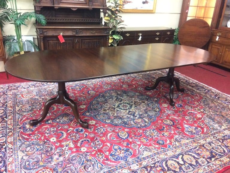 Vintage Dining Table, Solid Mahogany, Henkel Harris Furniture