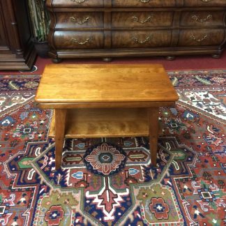 Vintage Maple End Table, Mid Century Table