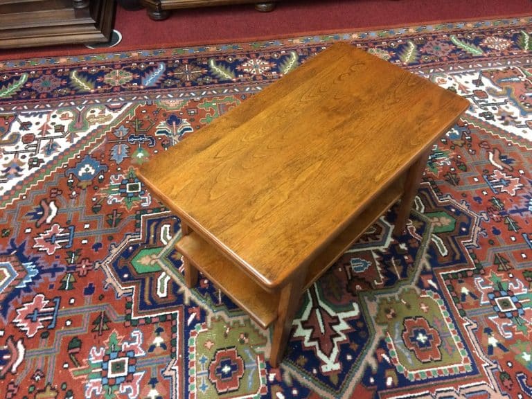 Vintage Maple End Table, Mid Century Table