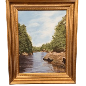 Original Framed Artwork, Oil on Board