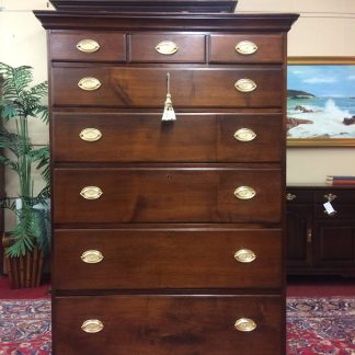 Antique Tall Chest, Pennsylvania Chest of Drawers, Walnut Wood