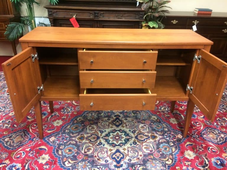 Vintage Sideboard, Canadel Furniture, Birch Wood