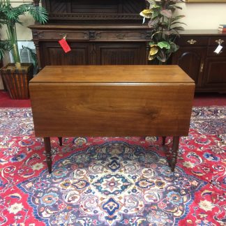 Antique Drop Leaf Table, Narrow Drop Leaf Table