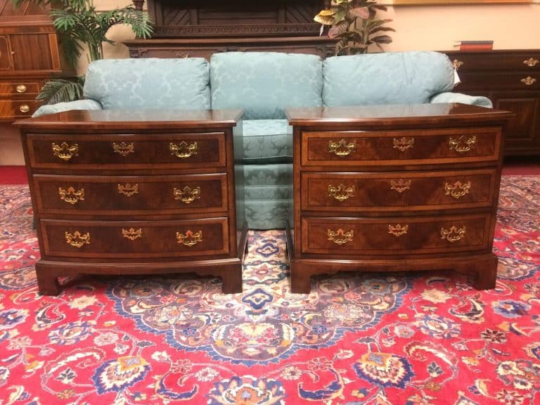 Vintage Nightstand Chests, Henredon Furniture, Aston Court