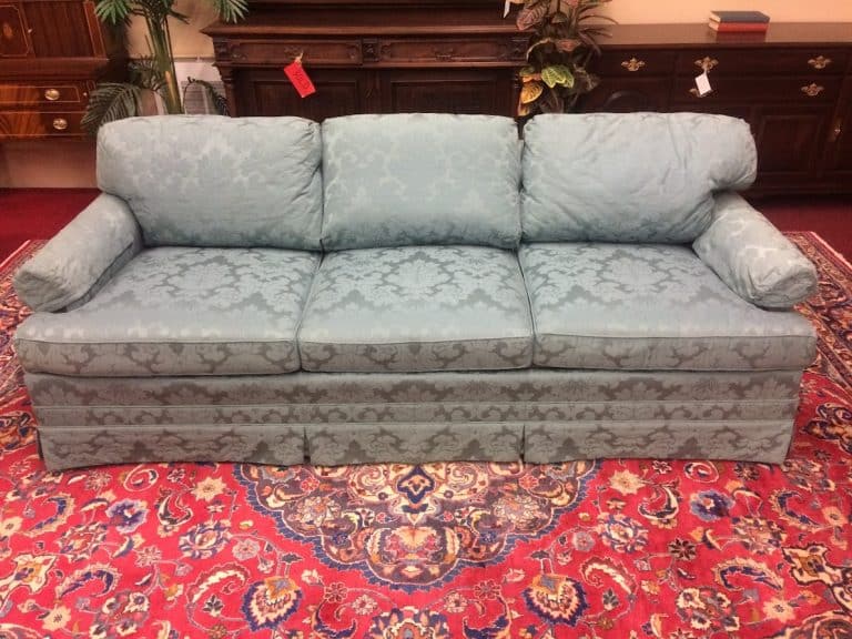 Vintage Sofa, Blue Damask Sofa, Hickory Chair Furniture