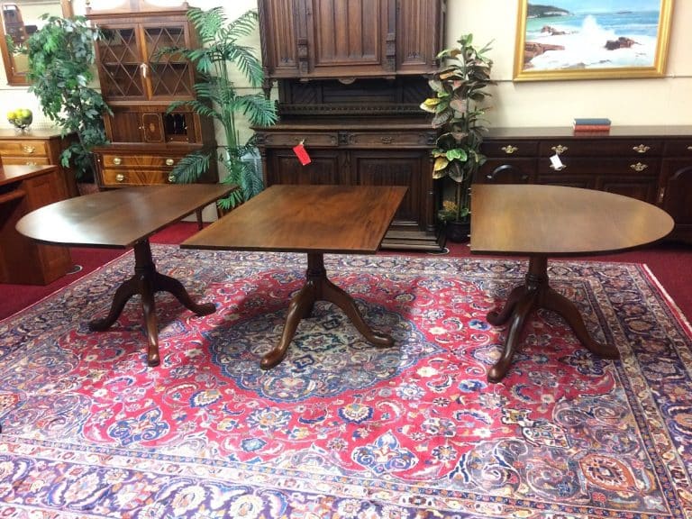 Vintage Dining Table, Kittinger Furniture, Kittinger Williamsburg