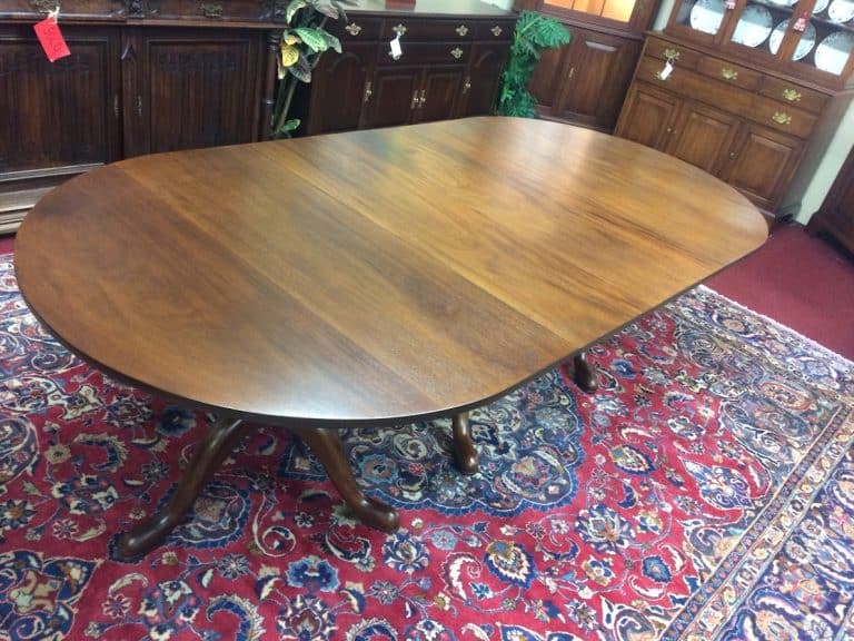 Vintage Dining Table, Kittinger Furniture, Kittinger Williamsburg