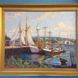 Vintage Oil Painting, Oil on Canvas, Charles Stepule