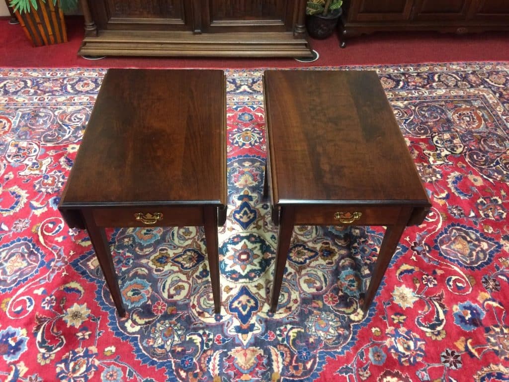 Vintage End Tables, Pembroke Style Tables, Statton Furniture