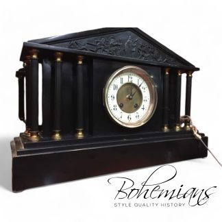 Antique Mantel Clock, Greek Temple