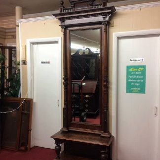 Antique Pier Mirror, Large Antique Wall Mirror, Victorian Mirror