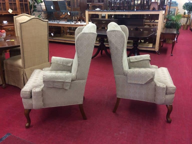 Vintage Wingback Chairs, Clayton Marcus Furniture