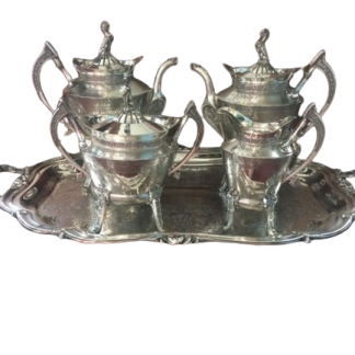 Vintage Tea Set, Silverplated Tea Service, Reed & Barton