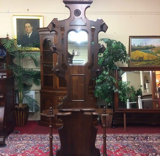 Antique Hall Tree, Victorian Hat Rack, Umbrella Stand