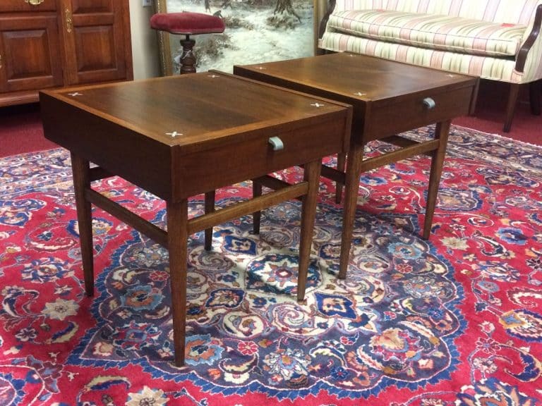 Mid Century End Tables - American of Martinsville - The Pair