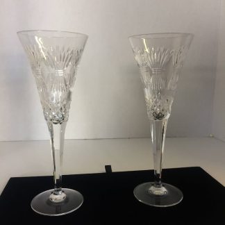 Waterford Crystal Champagne Flutes, Set of Two