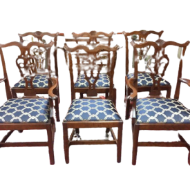 Vintage Dining Chairs, Cherry Dining Chairs, Eldred Wheeler Furniture