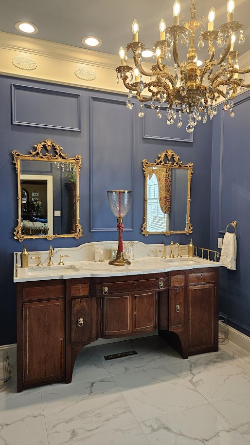 antique furniture bathroom