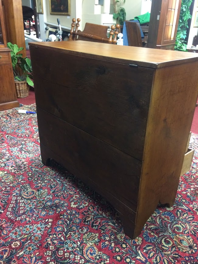 Antique blanket chest with two online drawers