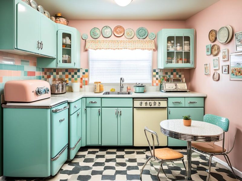 Retro kitchen decor