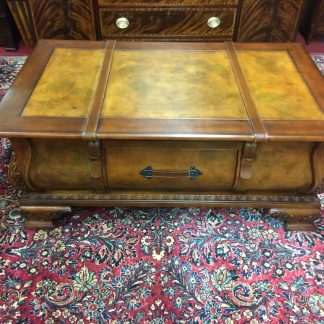 Vintage Coffee Table, Map Style Coffee Table