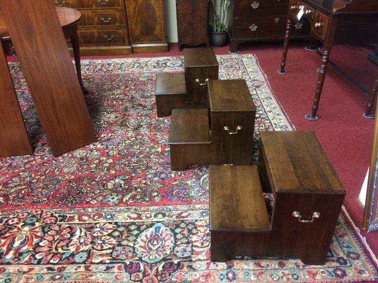 Vintage Bed Steps, Library Steps, Stepstool, Statton Furniture