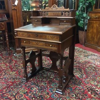 Antique Victorian Desk, Davenport Desk, Walnut Desk