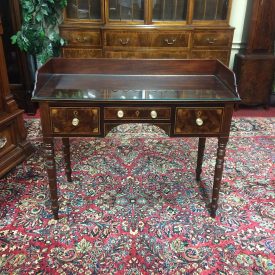 Antique Desk, Federal Desk, Inlaid Federal Desk