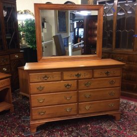 Vintage Dresser with Mirror, Hitchcock Furniture, Maple Dresser