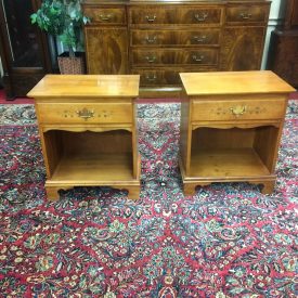 Vintage Nightstands, Hitchcock Furniture, Pair of Nightstands