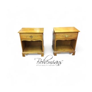 Vintage Nightstands, Hitchcock Furniture, Pair of Nightstands