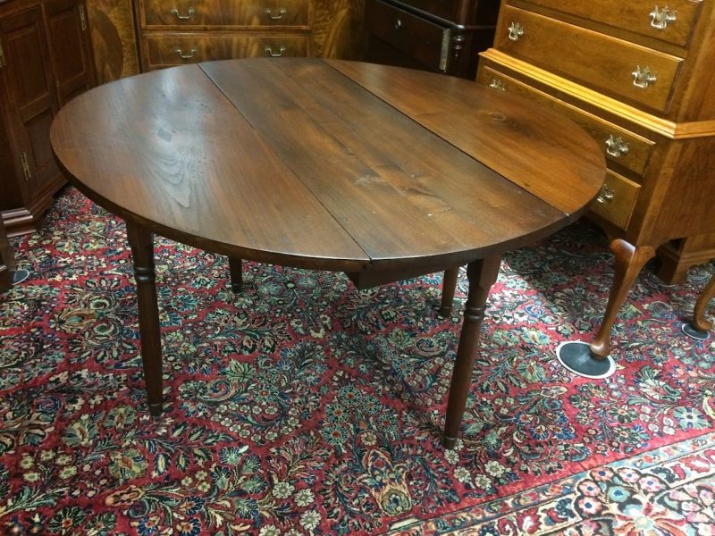 Antique Furniture, American, Antique Drop Leaf Table, Restored