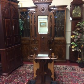 Antique, Antique Hall Tree, Victorian Furniture