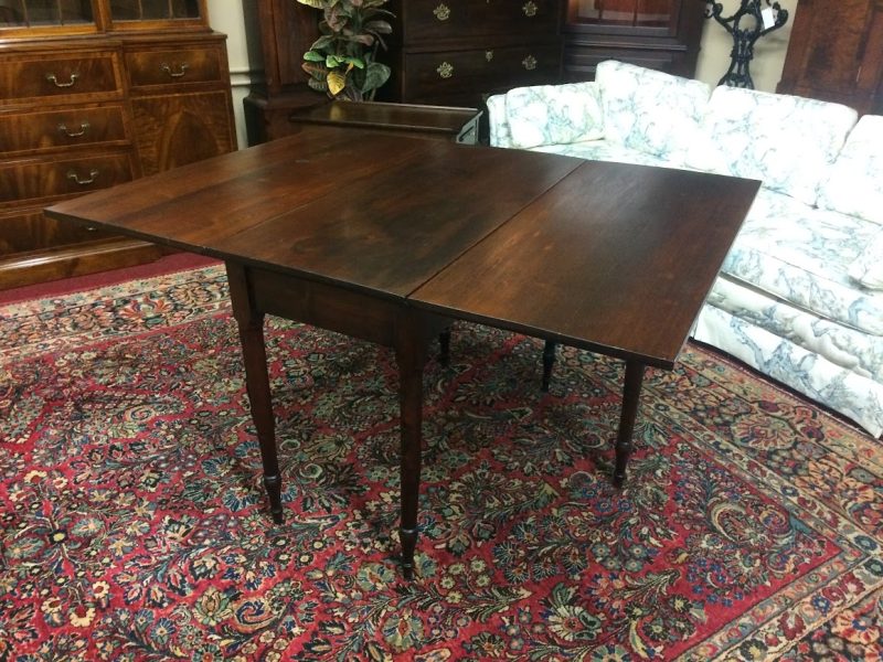 Antique Drop Leaf Table, Old Drop Leaf Table